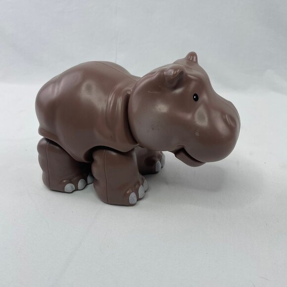 Fisher-Price Kids Toy Little People Big Animal Zoo Elephant & Hippo Playset - Picture 8 of 8
